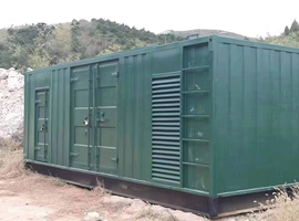 安徽發(fā)電機(jī)租賃案例